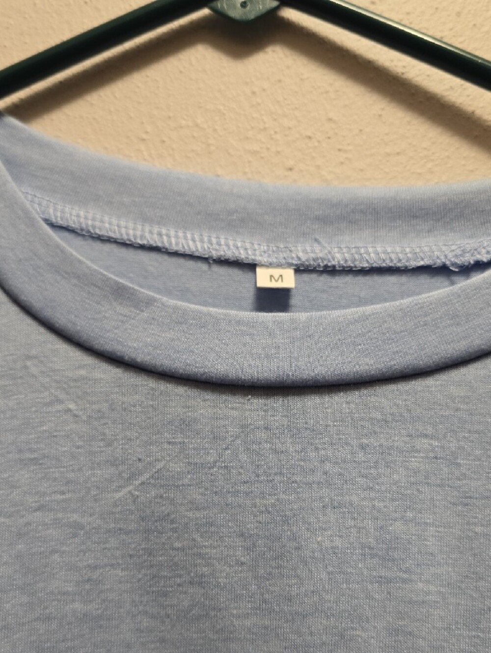 Light Blue Ruffle-Trim Women’s Top - Picture 2 of 9